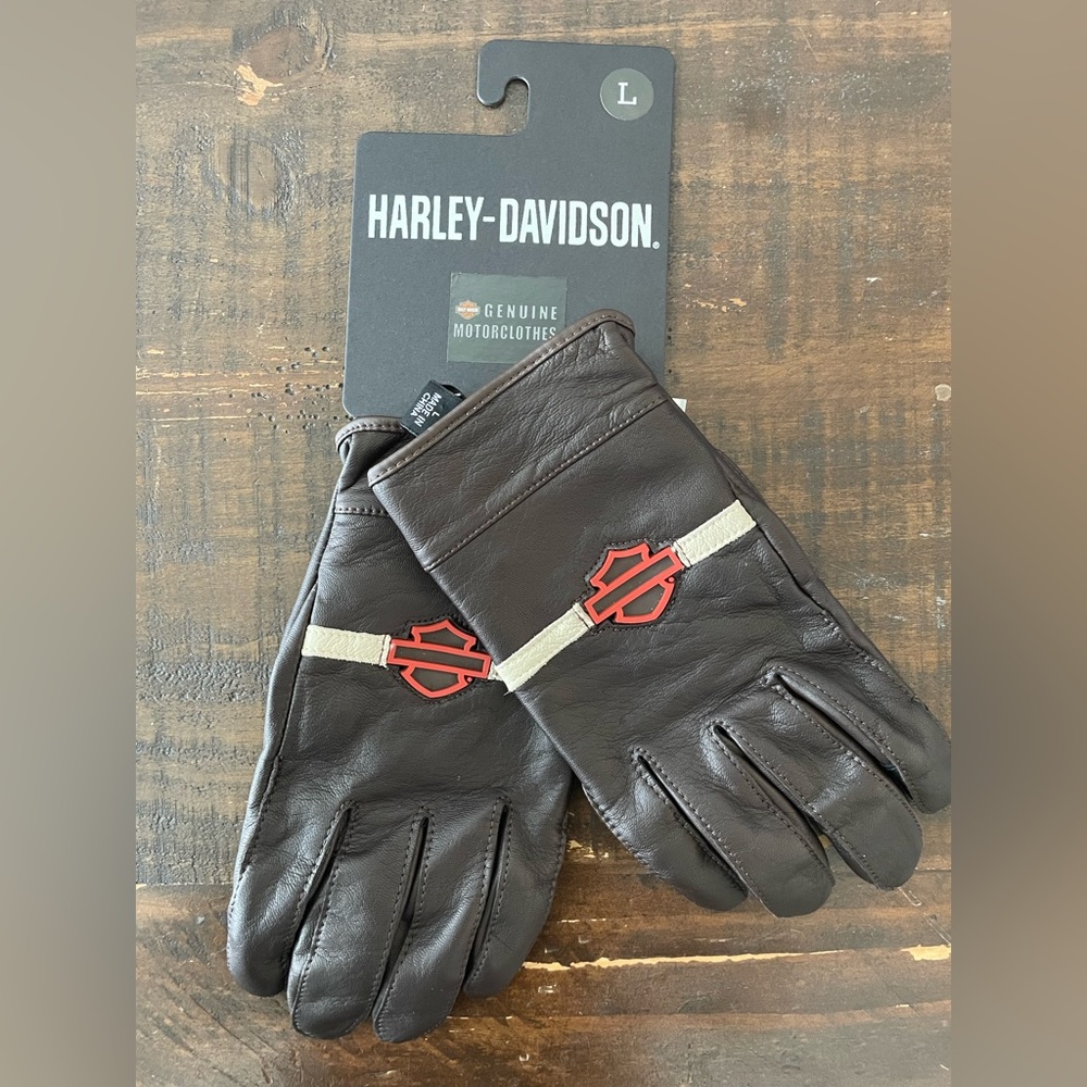 Harley Davidson Leather Gloves Large